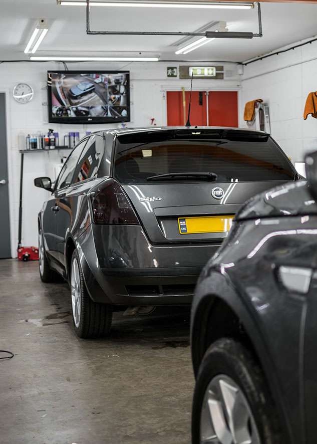 Fiat Stilo car left side rear light after tinting