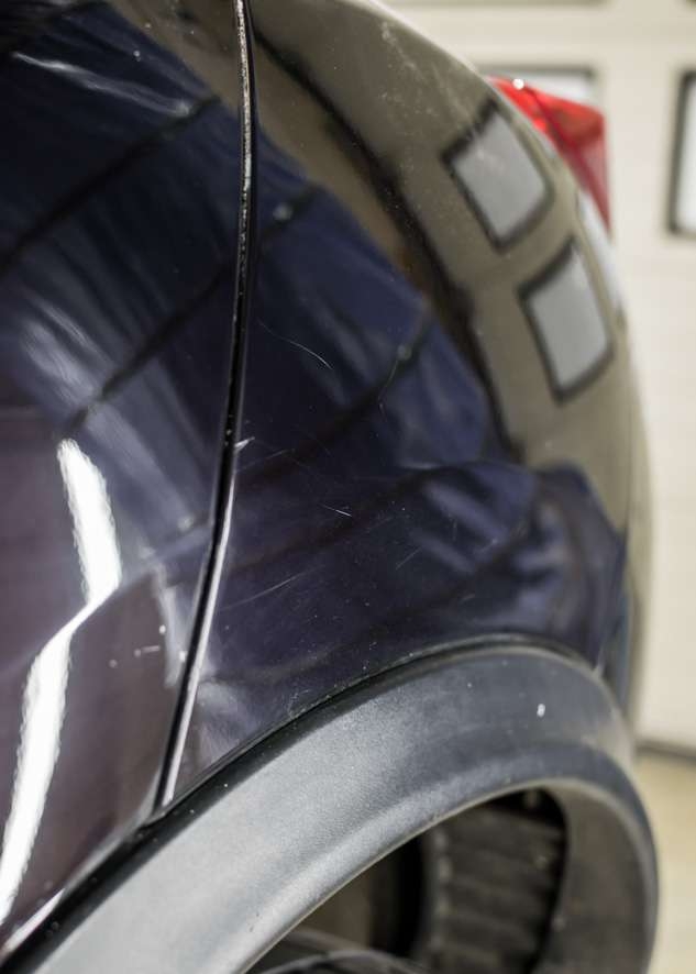 Nissan Juke car before polishing