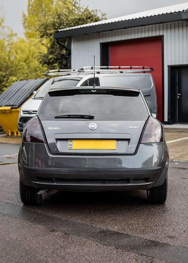 Fiat Stilo car rear lights after lights tinting
