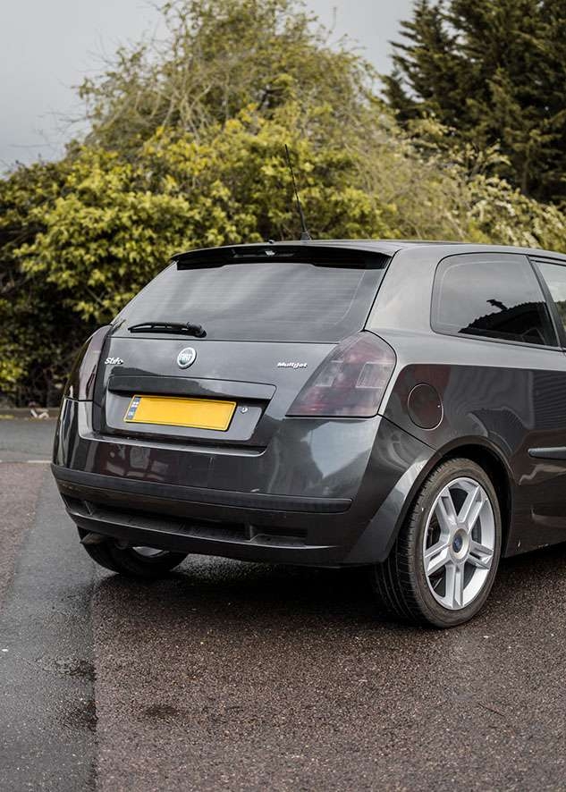 Fiat Stilo car rear lights after lights tinting