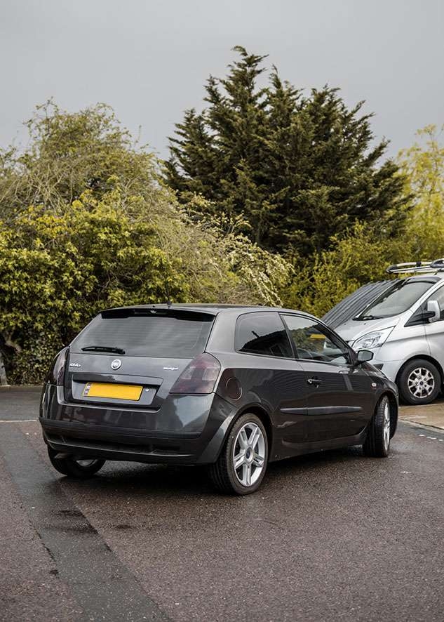 Fiat Stilo car rear lights after lights tinting