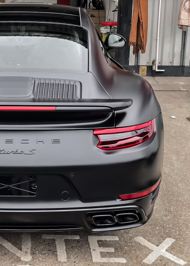 Porsche 911 Vinyl Wrapping